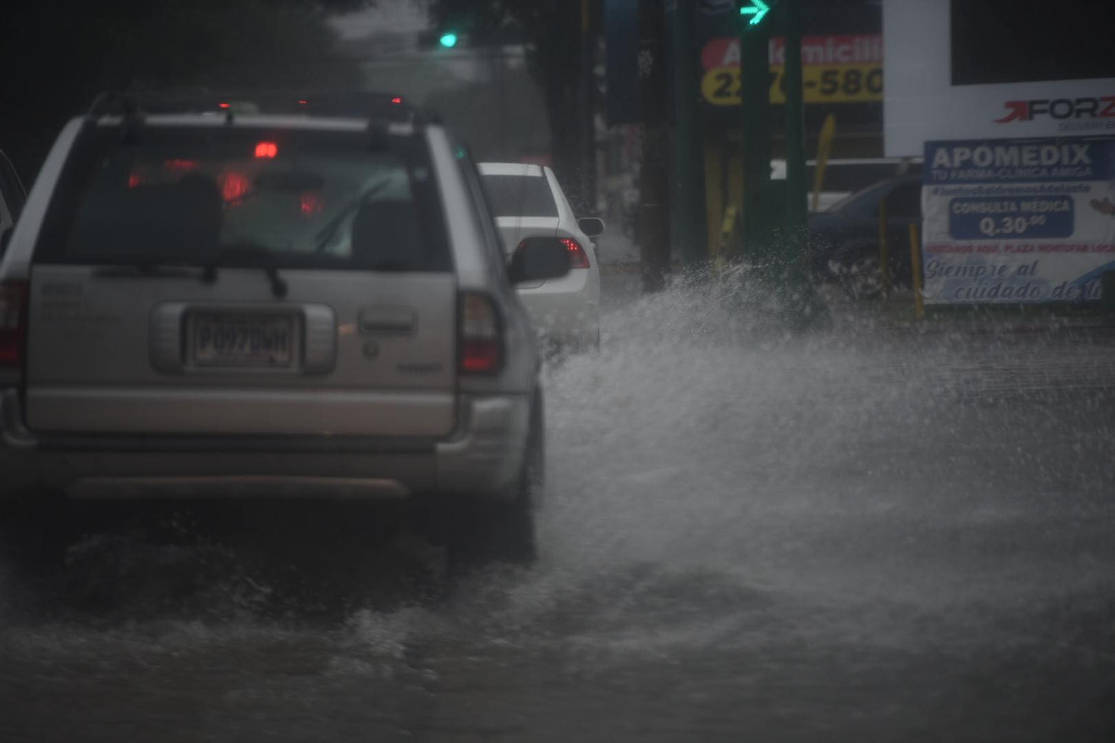 lluvias en la capital de Guatemala