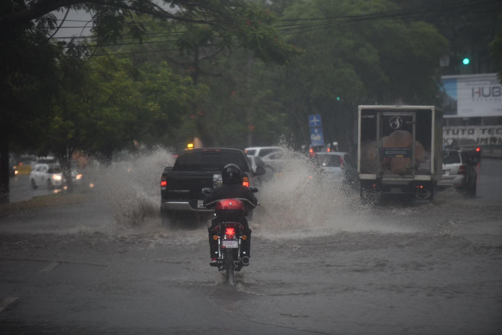 lluvias en la capital de Guatemala