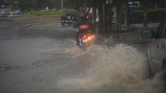 lluvias en la capital de Guatemala