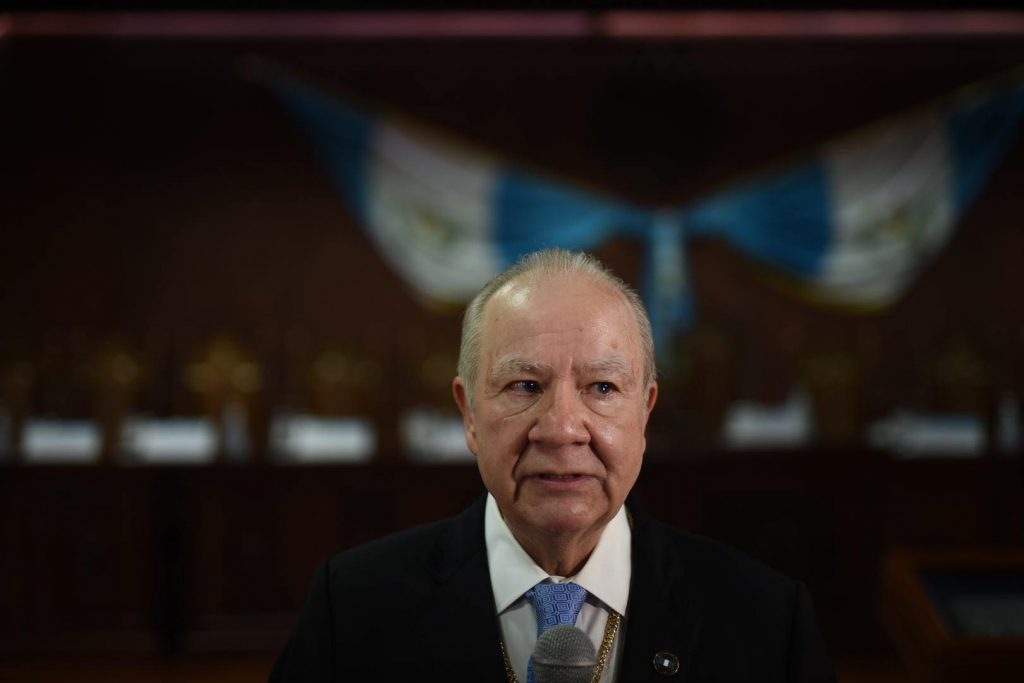 Roberto Molina Barreto, presidente de la Corte de Constitucionalidad
