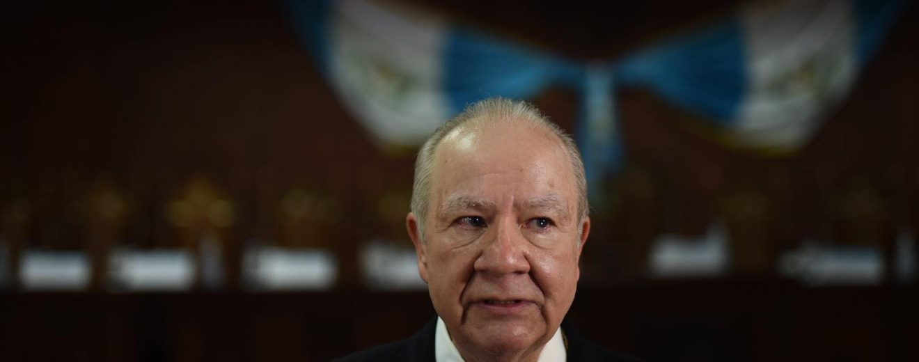 Roberto Molina Barreto, presidente de la Corte de Constitucionalidad