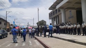 Nueva jornada de manifestaciones por la destitución Juan Francisco Sandoval, exjefe de la Fiscalía Especial contra la Impunidad (FECI).