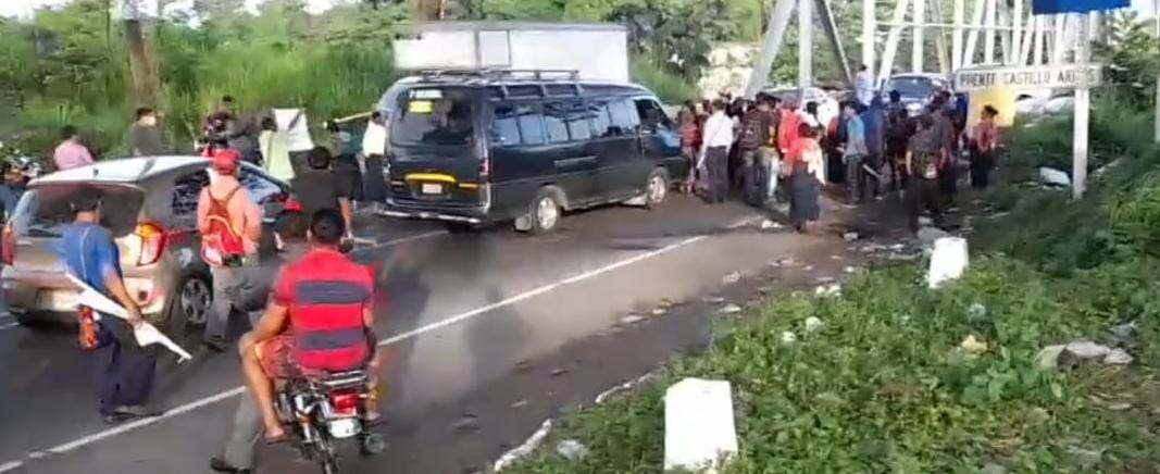 bloqueos en carreteras por paro nacional