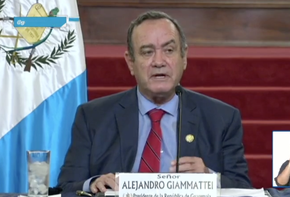 presidente Alejandro Giammattei