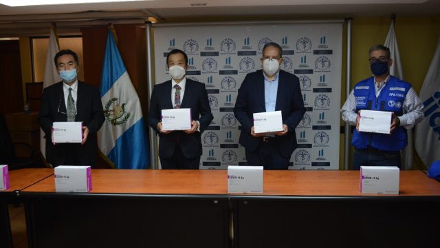 Covid-19: Japón dona más de 100 mil kits de pruebas de antígeno a Guatemala