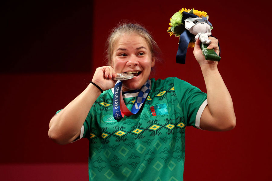 Polina Guryeva, atleta de Turkmenistán