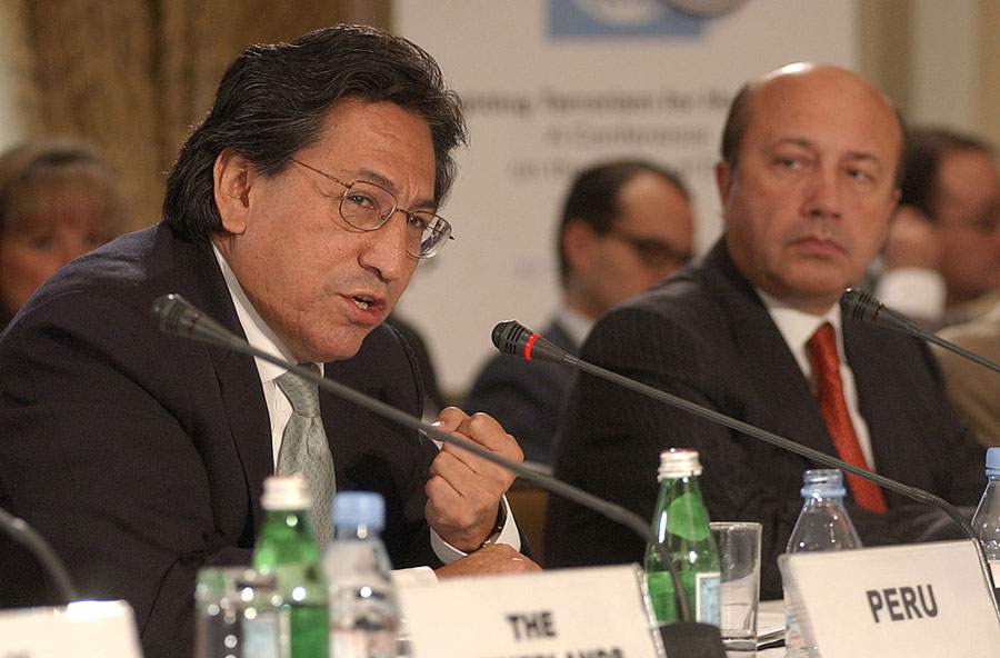 Alejandro Toledo, expresidente de Perú