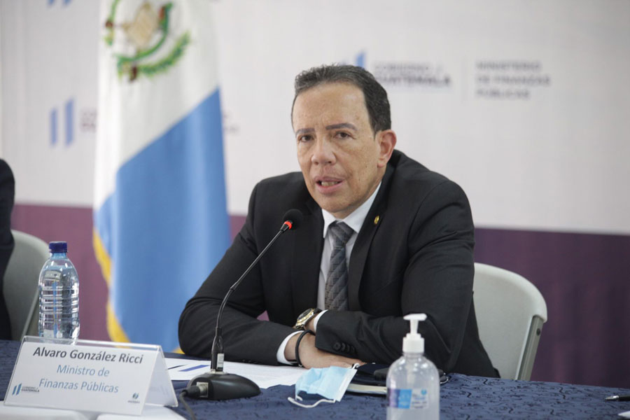 Álvaro González Ricci, ministro de Finanzas