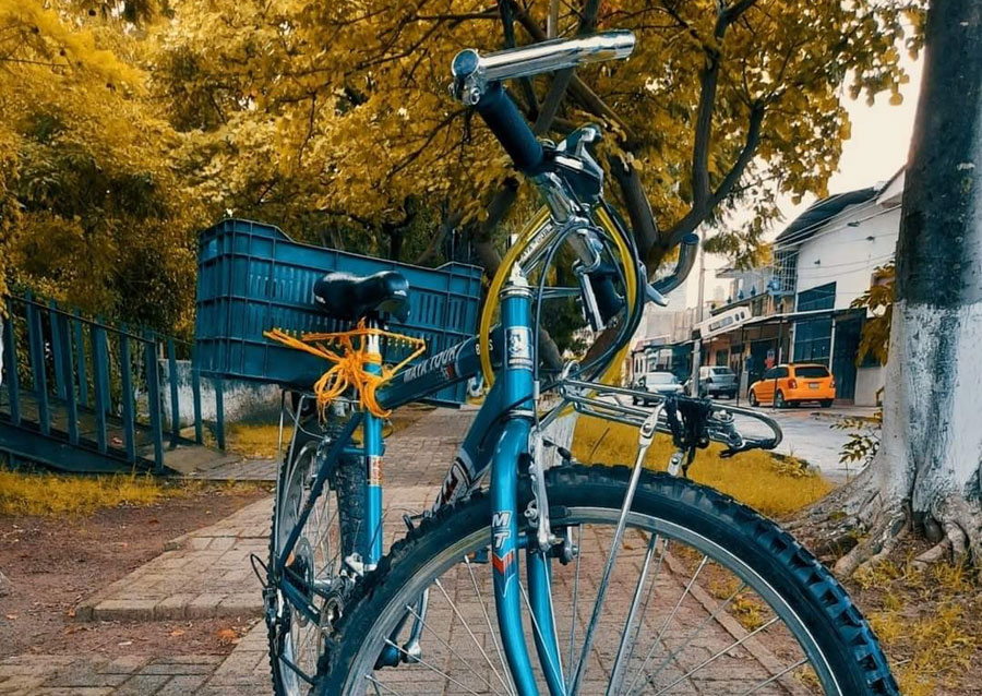 Roban bicicleta a emprendedor de Villa Nueva