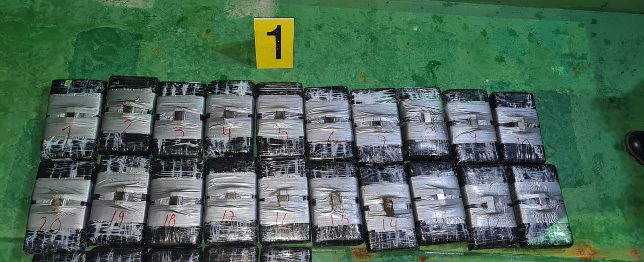 Izabal: Localizan cocaína en buque proveniente de Colombia