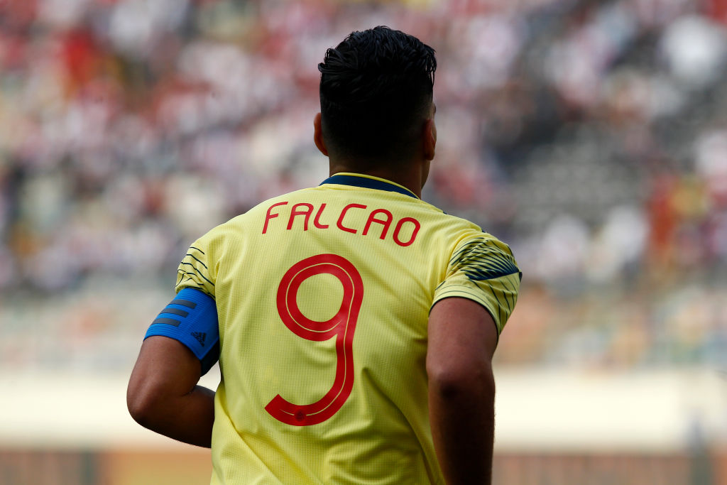 Radamel Falcao con selección Colombia