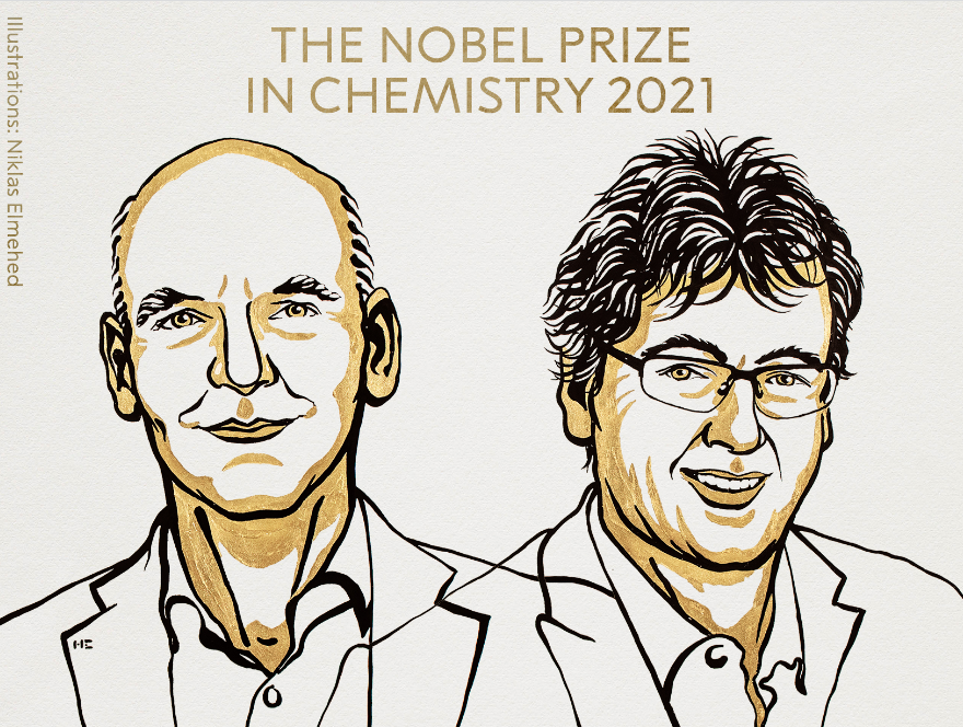 Benjamin List y David MacMillan, ganadores del Premio Nobel de Química 2021.