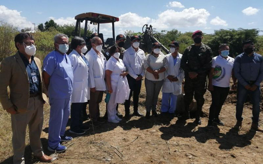 Inicia construcción de hospital Covid-19 en Huehuetenango