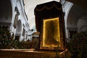 Fieles católicos acuden al templo La Merced para celebrar a San Judas Tadeo