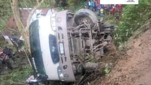 accidente de bus en Campur, Alta Verapaz