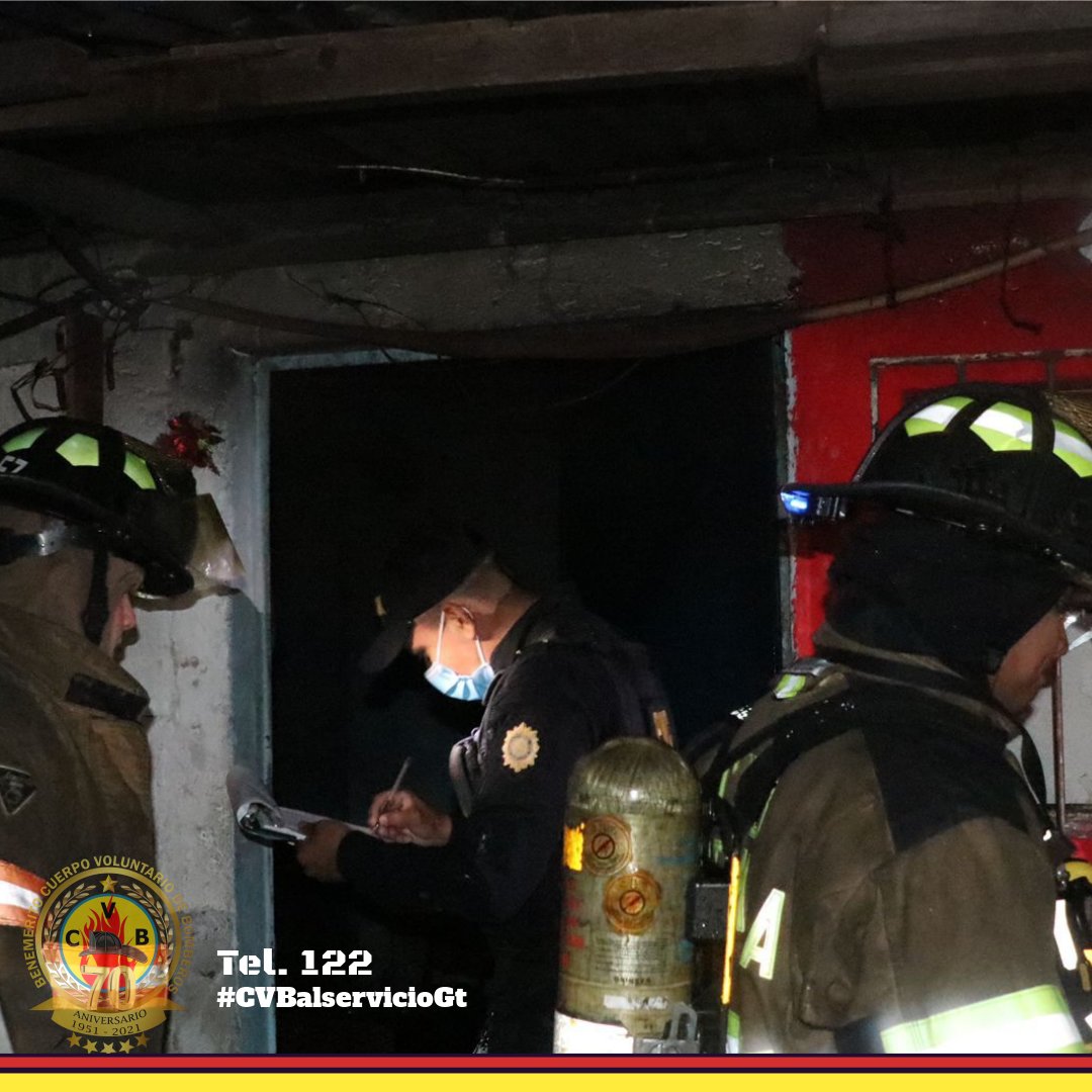 incendio en vivienda de zona 5