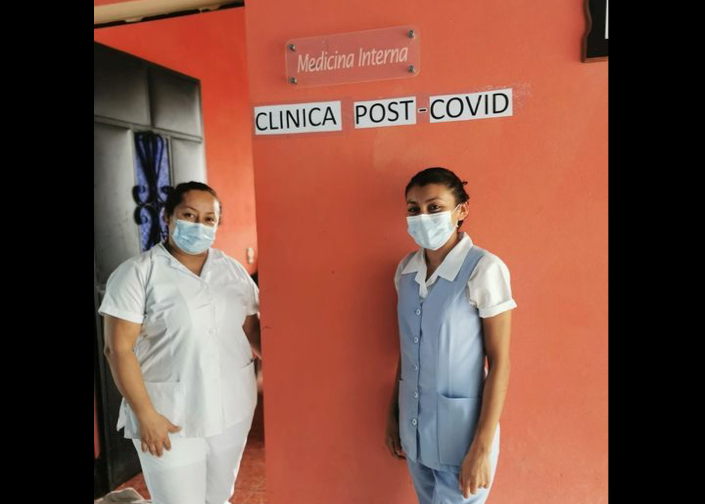 clínica de atención post Covid-19 en hospital de Melchor de Mencos, Petén