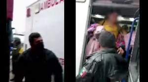 Trasladaban a migrantes guatemaltecos escondidos en ambulancia en México