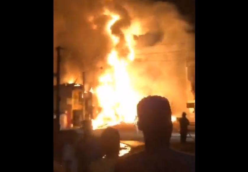 Explosión de camión cisterna en Haití