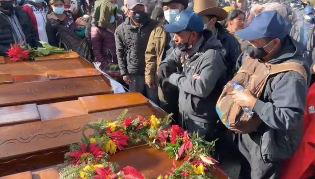 Inacif entrega a familiares los cuerpos de los fallecidos en Sololá