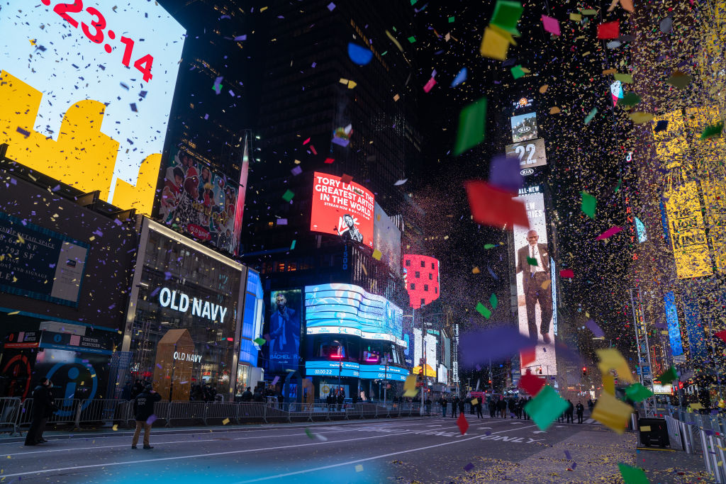 Celebración de Año Nuevo en Times Square, Nueva York