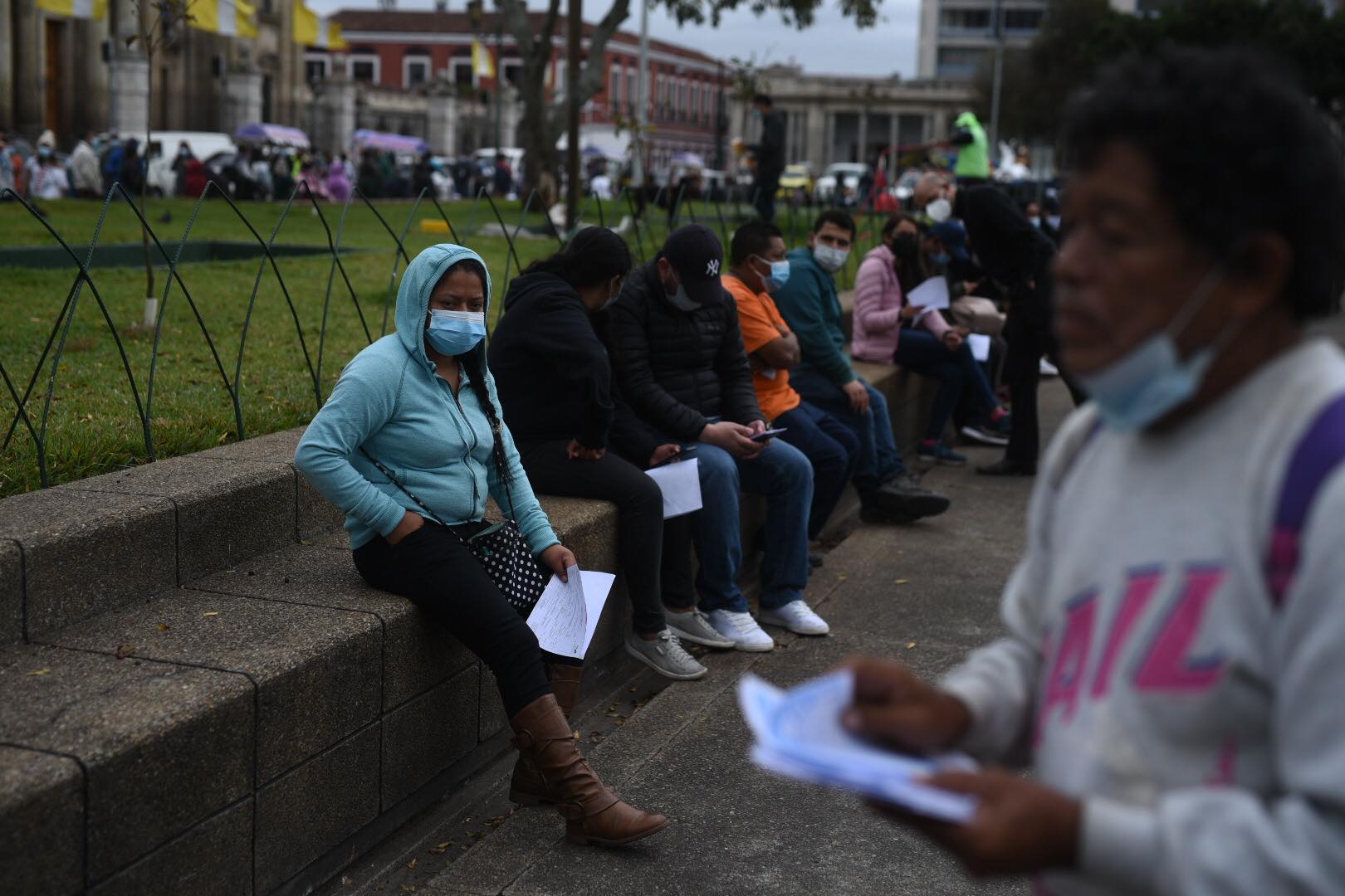 pruebas de Covid-19 en plaza de la Constitución