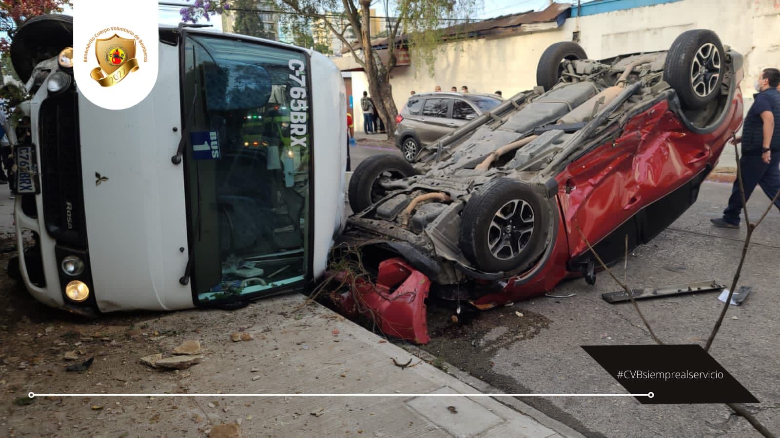 accidente de tránsito en zona 10