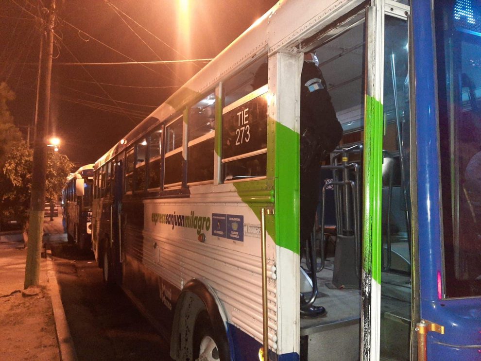 buses de transporte público en Mixco
