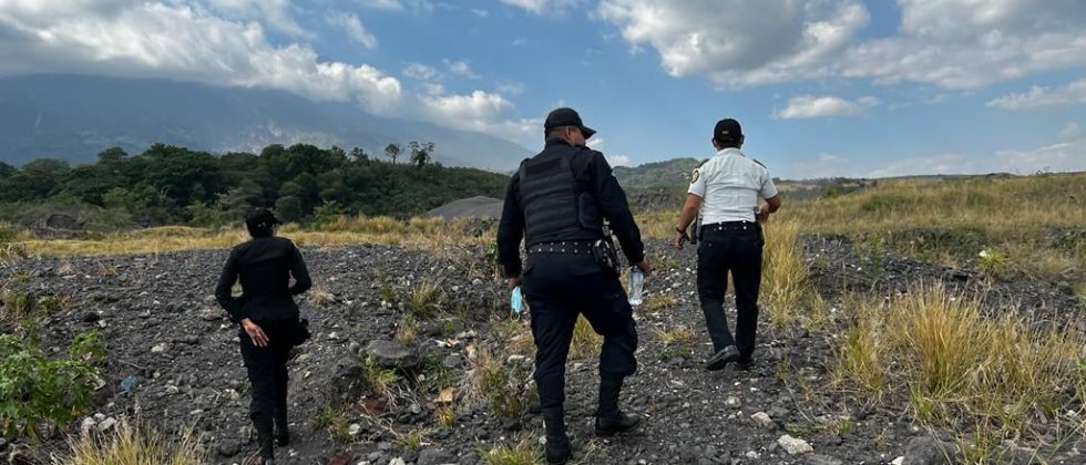 PNC fortalece operativos de seguridad en áreas del volcán de Fuego