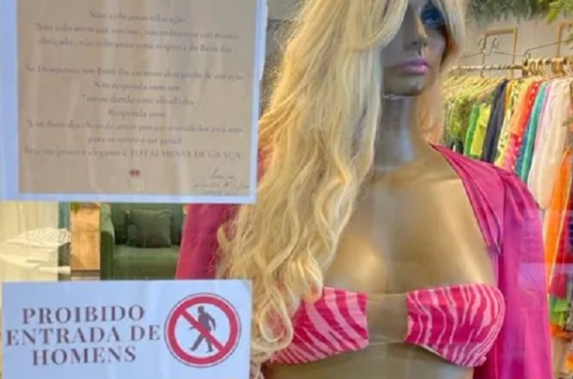 Tienda de ropa femenina genera polémica al prohibir entrada a hombres