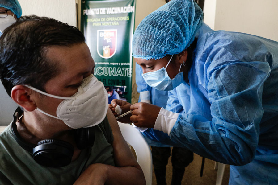 Vacunación contra el Covid-19 en Guatemala