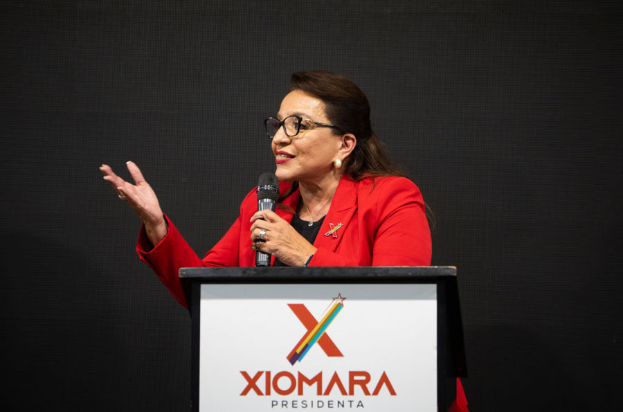 Xiomara Castro, presidenta de Honduras