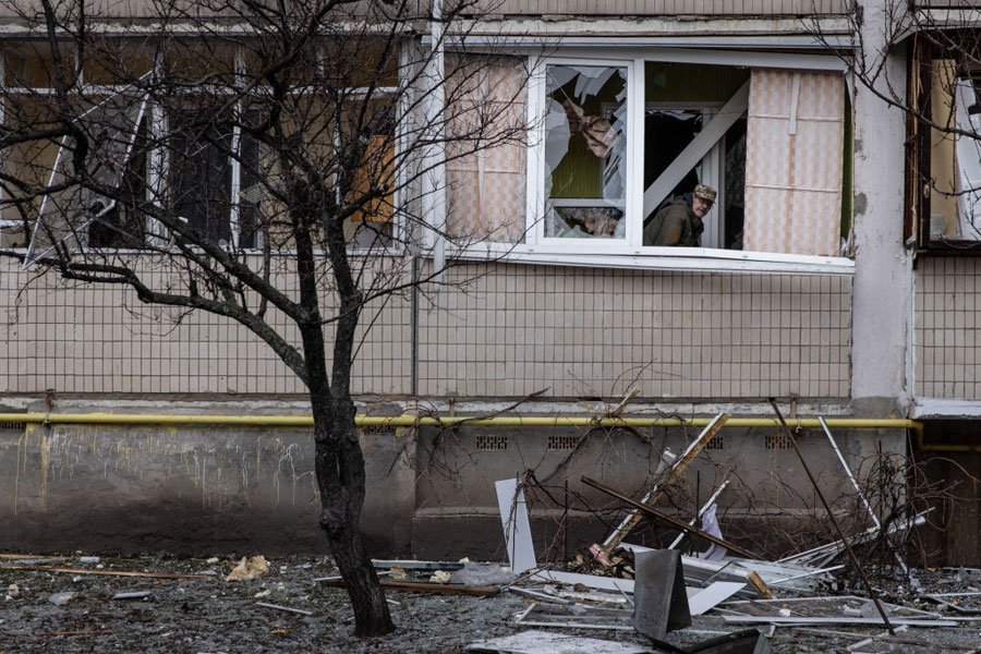 Ataques en Kiev, Ucrania