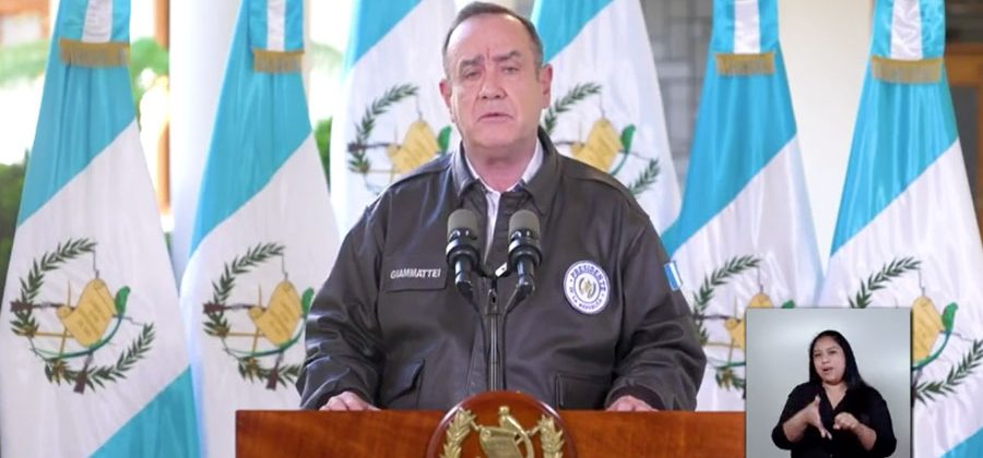 Presidente Alejandro Giammattei
