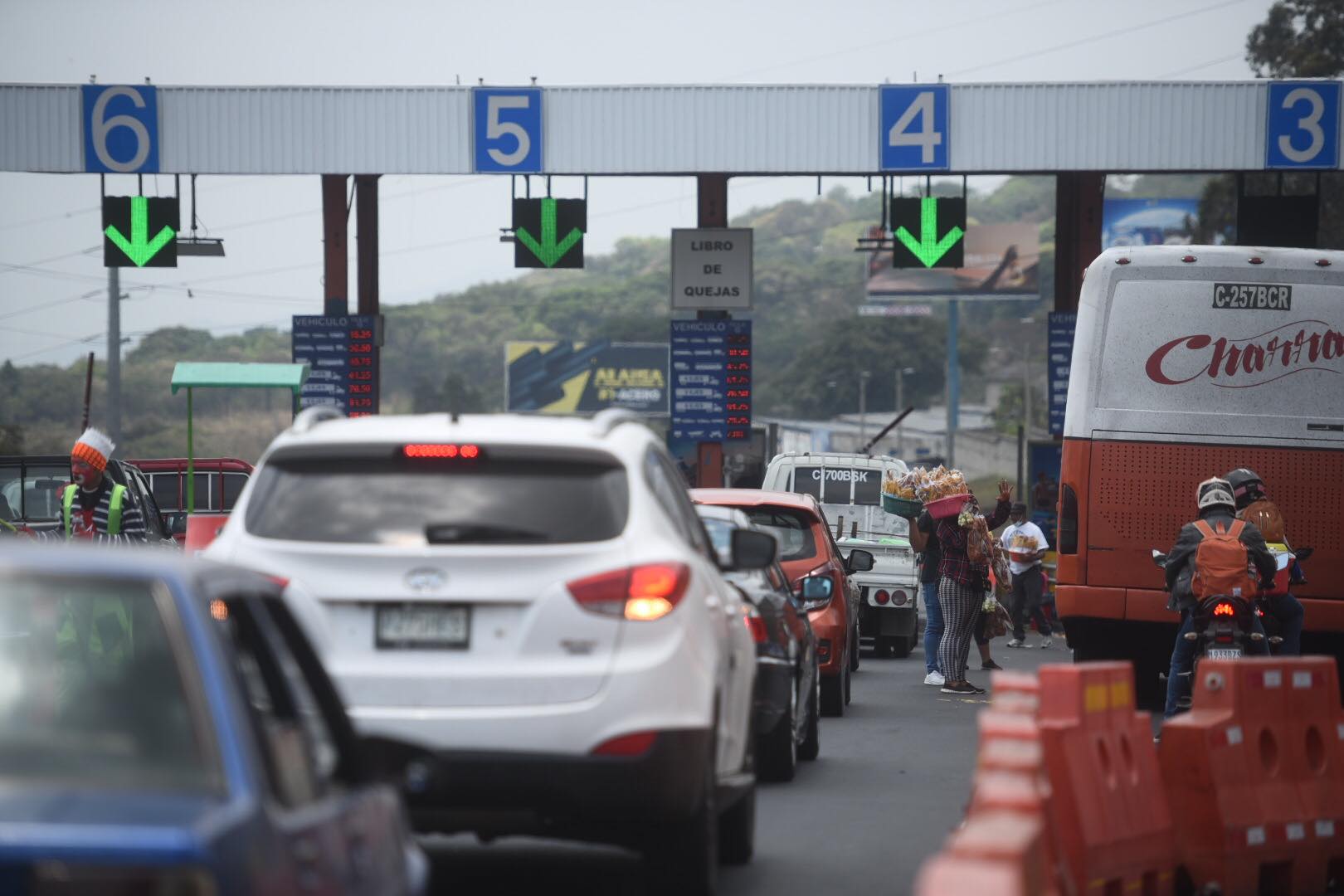 autopista Palín-Escuintla en Semana Santa 2022