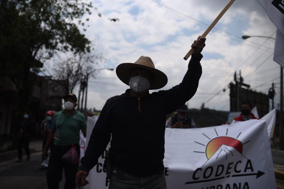 manifestación de Codeca en la calle Martí