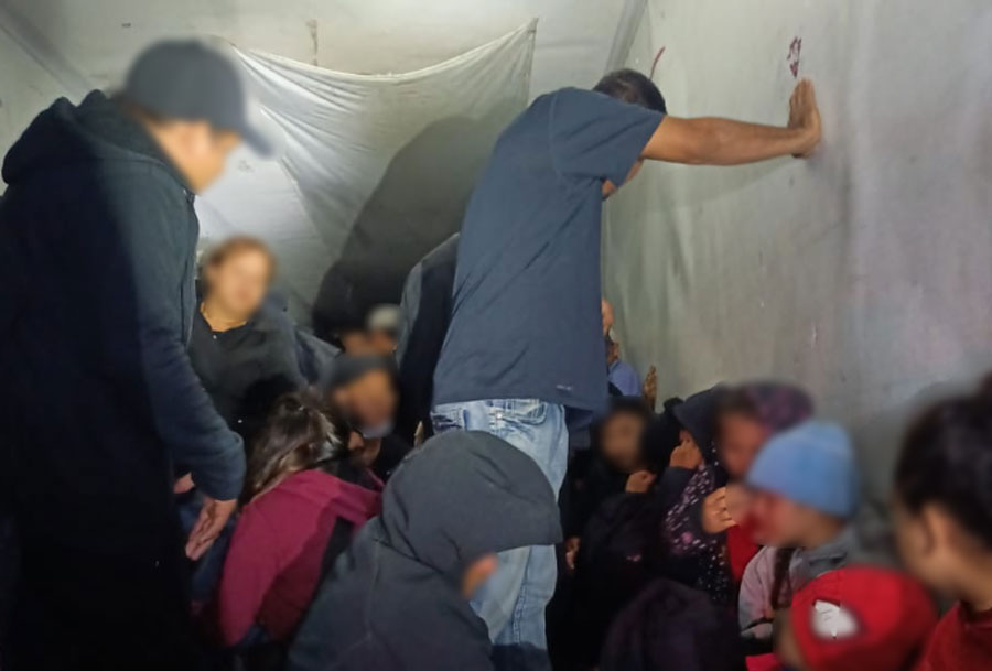 Guatemaltecos rescatados en San Luis Potosí