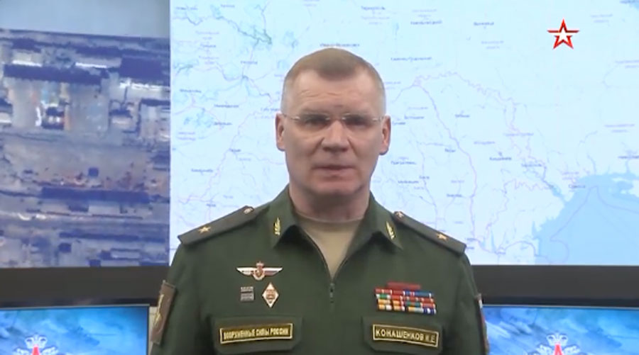 Igor Konashenkov, portavoz del Ministerio de Defensa de Rusia