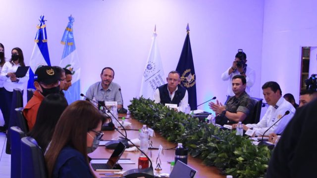 Ministros de Gobernación de Guatemala y El Salvador