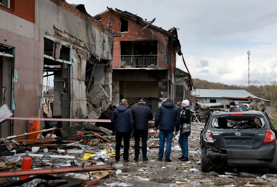Destrucción en Ucrania
