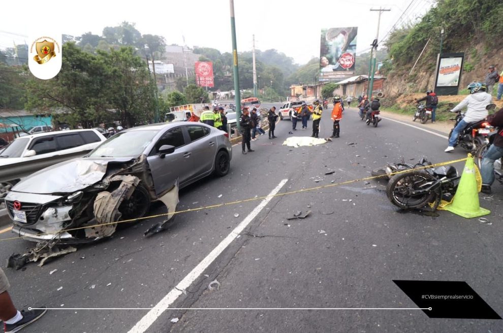 muere motorista en accidente en Km. 17.5 de ruta Interamericana