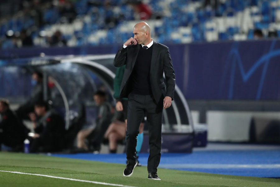 Zinedine Zidane, entrenador francés