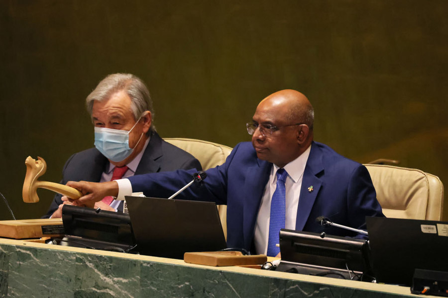 Abdulla Shahid, presidente de la Asamblea General de la ONU