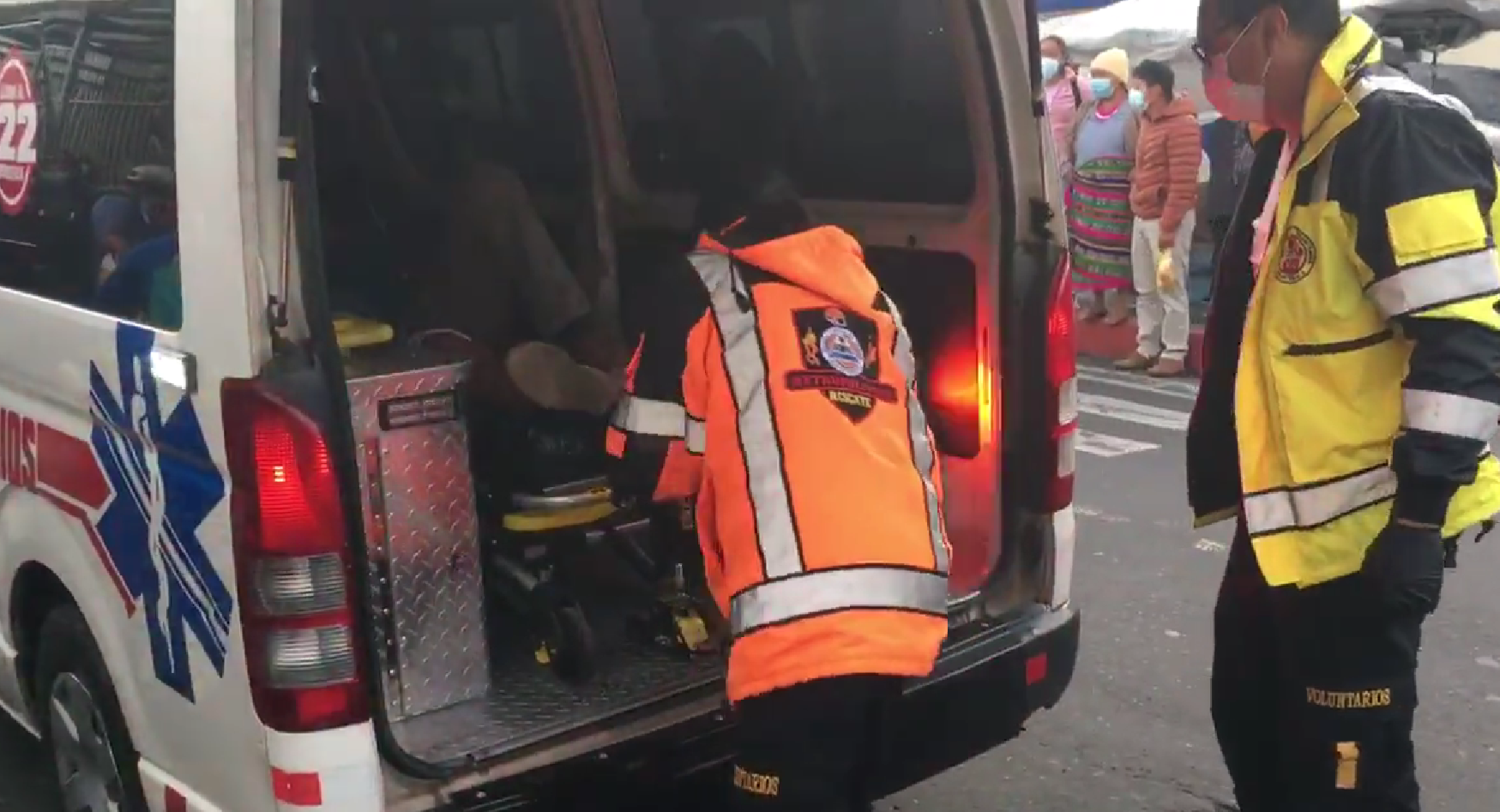 ayudante de bus herido en Santa Catarina Pinula