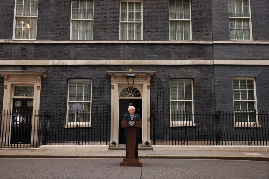 Boris Johnson, exprimer ministro de Reino Unido