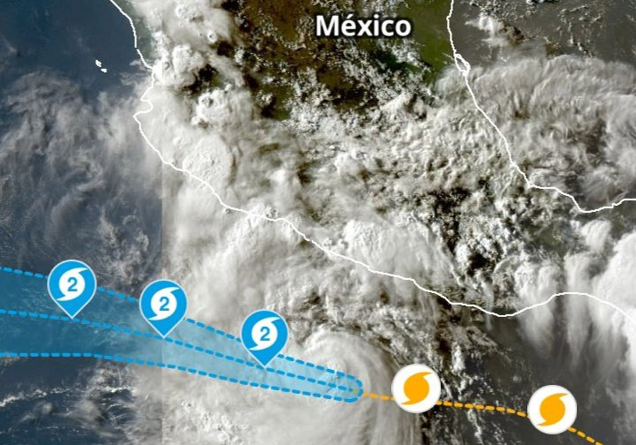 Huracán Bonnie es categoría 2 en México