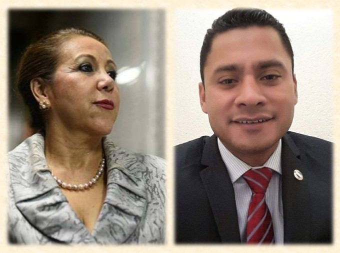 juez Carlos Ruano y magistrada Blanca Stalling