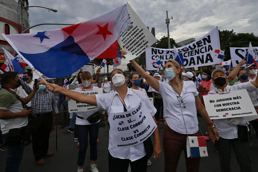Protestas en Panamá por precios de combustibles