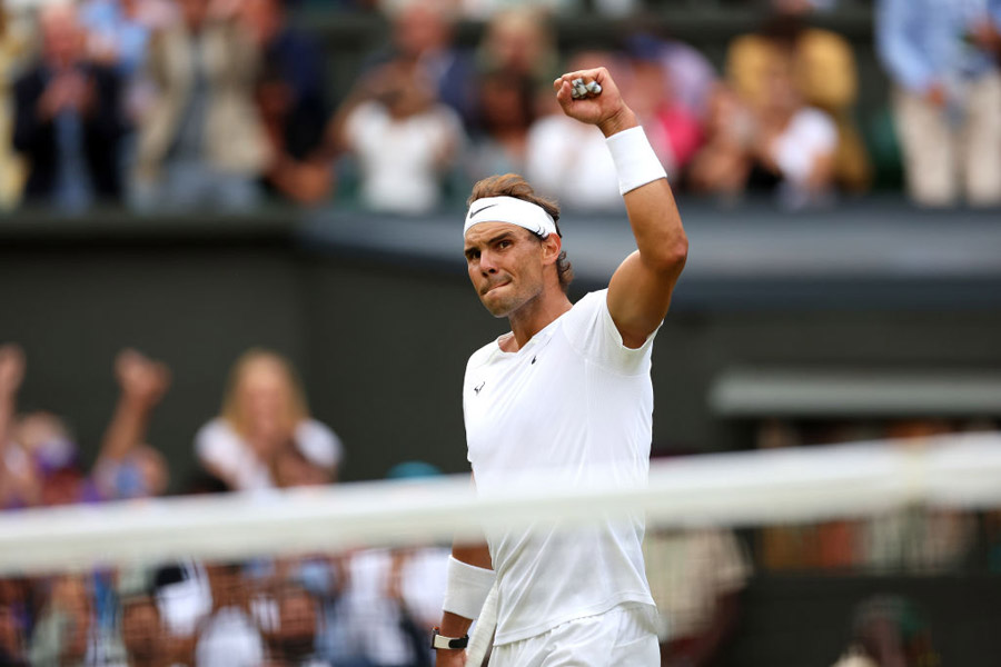 Rafael Nadal vence a Taylor Fritz en Wimbledon