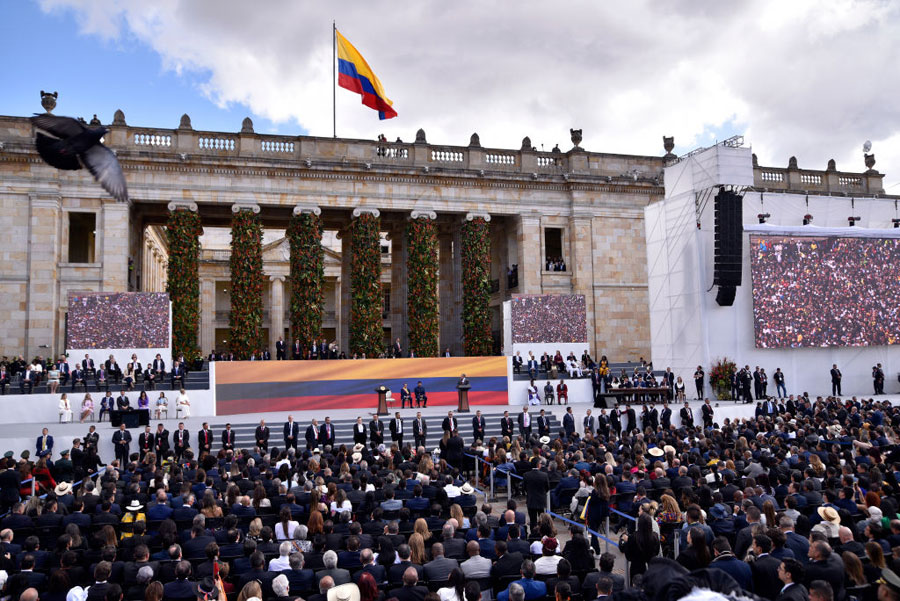 Toma de posesión del presidente de Colombia, Gustavo Petro